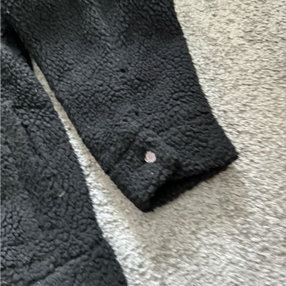 H&M Sherpa Teddy Bear Black Jacket - Picture 5 of 6
